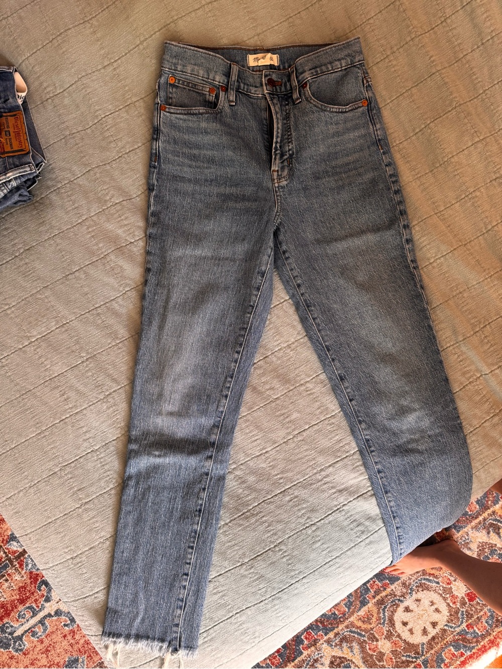 Madewell Tall Perfect Vintage Classic High-Rise Blue Women's Jeans